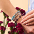 Violetter Frühling | Kleeblatt Armband